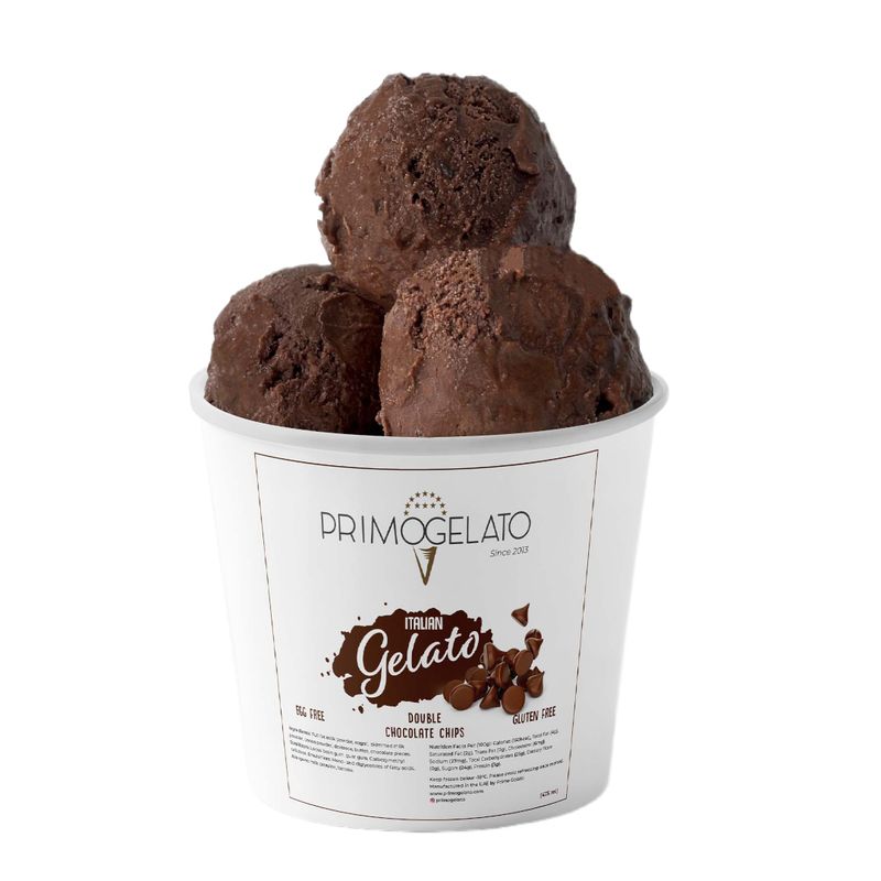 Double Chocolate Chips Gelato 475ml