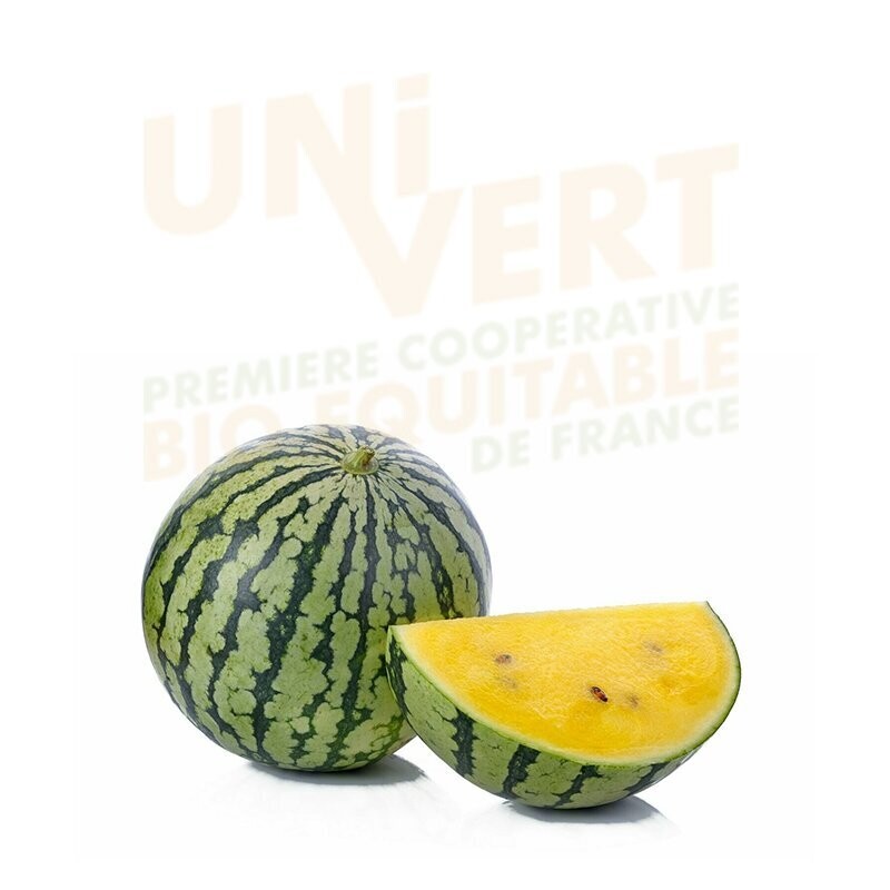 Mini Pastèque jaune - la pièce d'1KG