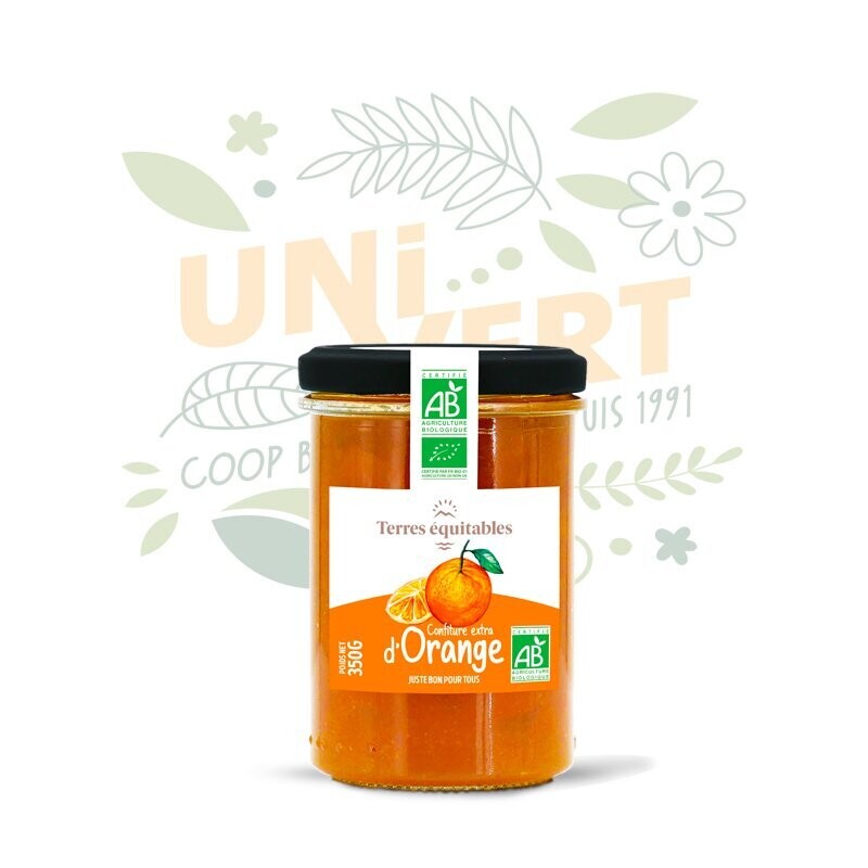 Confiture d'orange Corse BIO - Le pot de 350gr