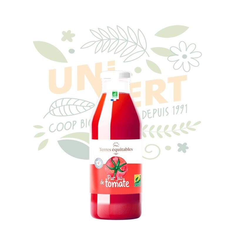 Jus de Tomate BIO - la bouteille 25 cl