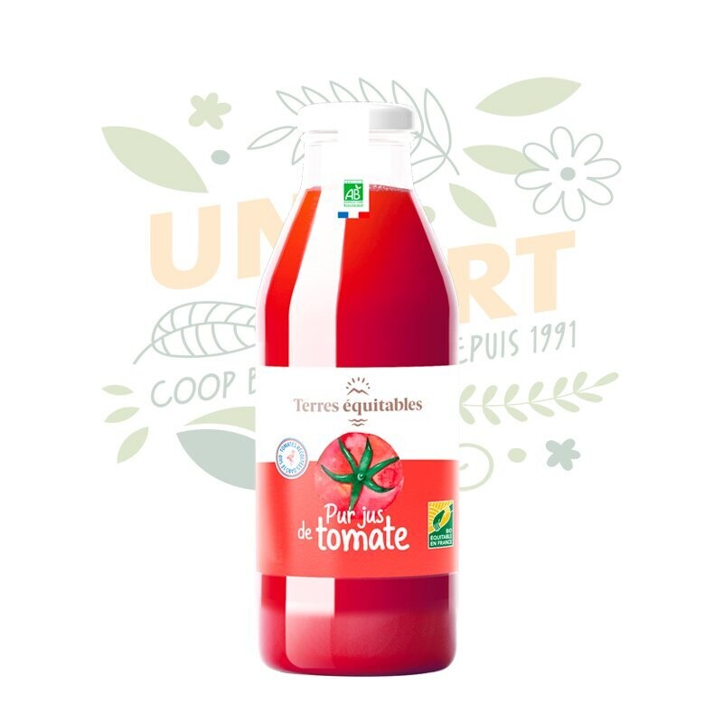 Jus de Tomate BIO - la bouteille 75 cl