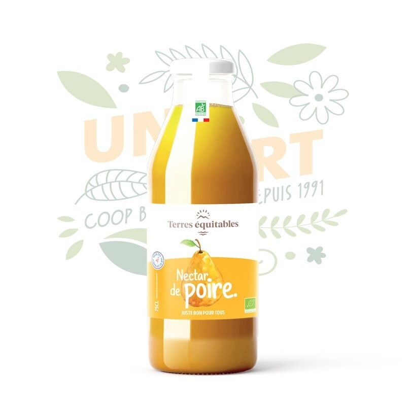 Nectar de Poire BIO - la bouteille 75 cl