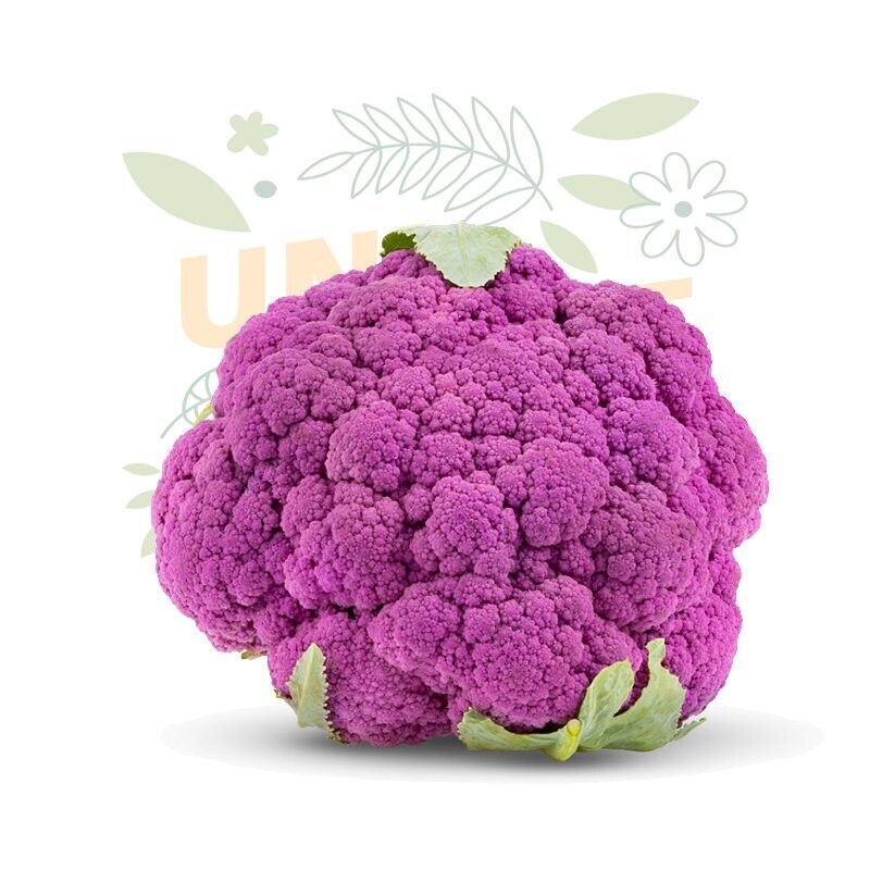 Chou fleur violet BIO - la pièce