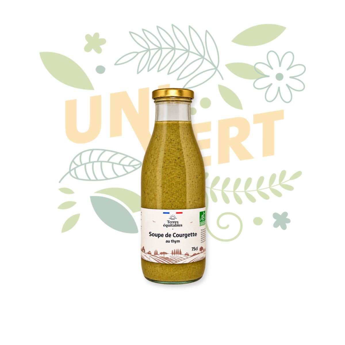 Soupe de courgette au thym