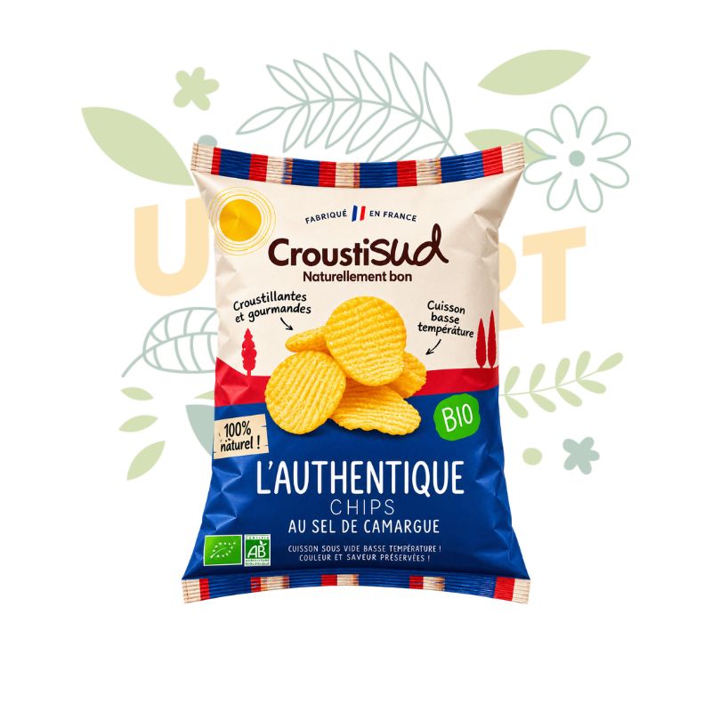 Chips Croustisud L’Authentique au sel de Camargue