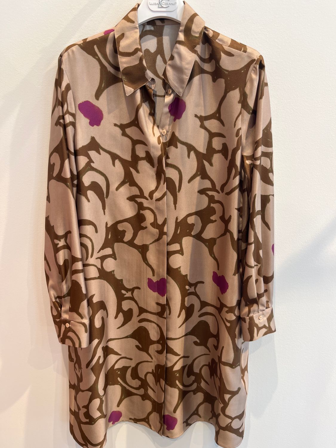 NIEUW ZIJDEN KLEED LUISA CERANO