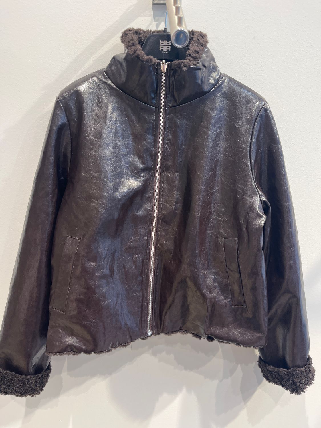 NIEUW OMKEERBAAR ECOLEDER VEST