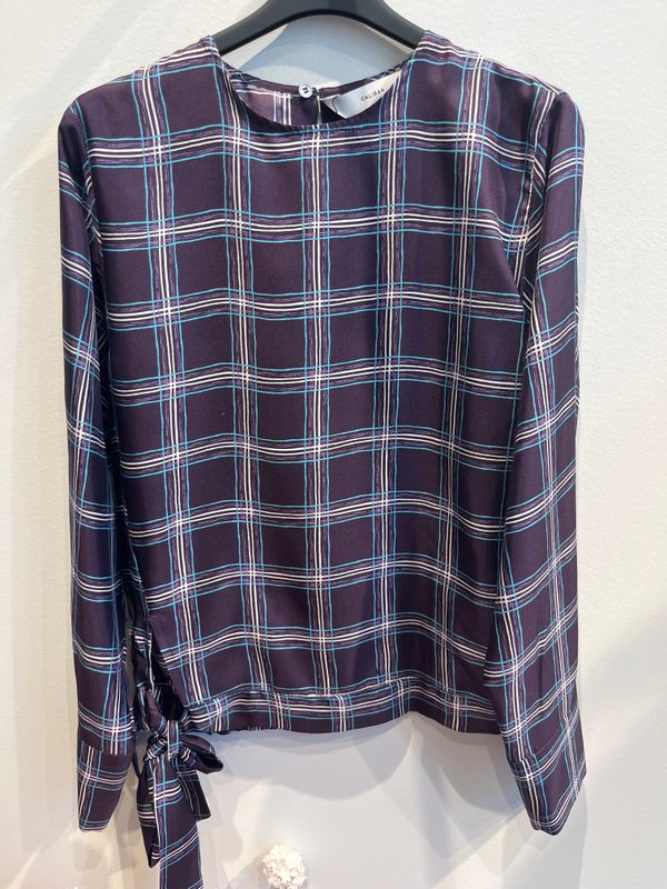 NIEUW ZIJDEN BLOUSE CALIBAN