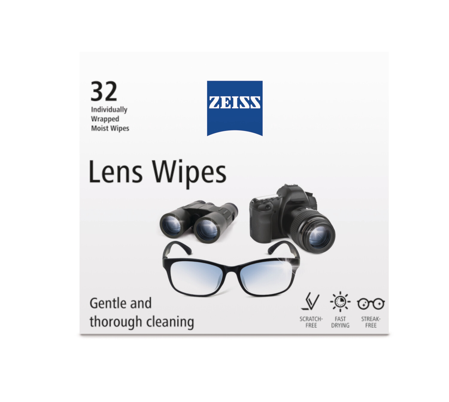 ZEISS Lens Wipes (32 wipes) incl. Delivery
