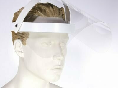Schutzmaske mit Visierklappe