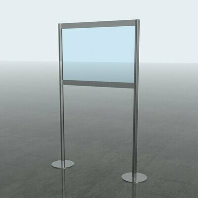 Schutzwandaufsteller mit Achtkantsäule Schutzwandaufsteller mit Achtkantsäule