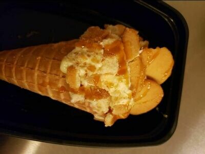 Banana Cream Crunch Cone
Local Pick up /Delivery Only
