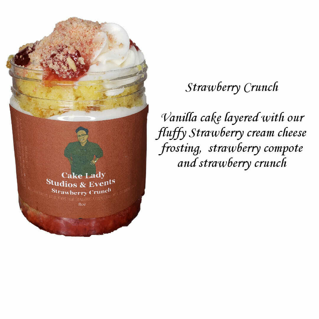 Strawberry Crunch Cake Jar Strawberry Crunch Cake Jar