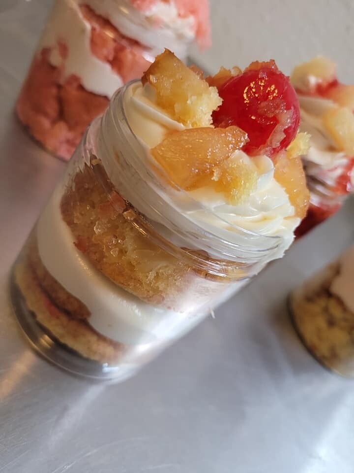Pineapple Upside Down Cake Jar Pineapple Upside Down Cake Jar