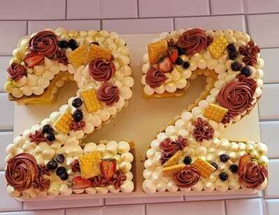 Cut Out Number Cakes