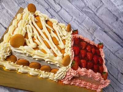 Strawberry/Banana Cake Duo