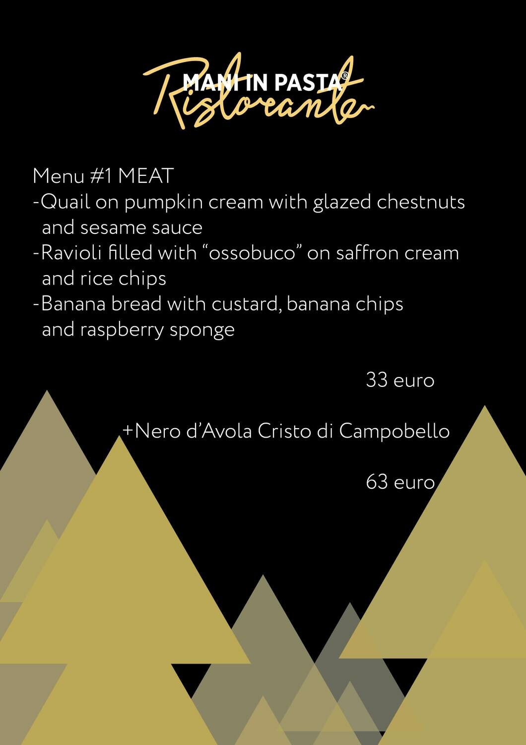 Menu #1 Menu #1