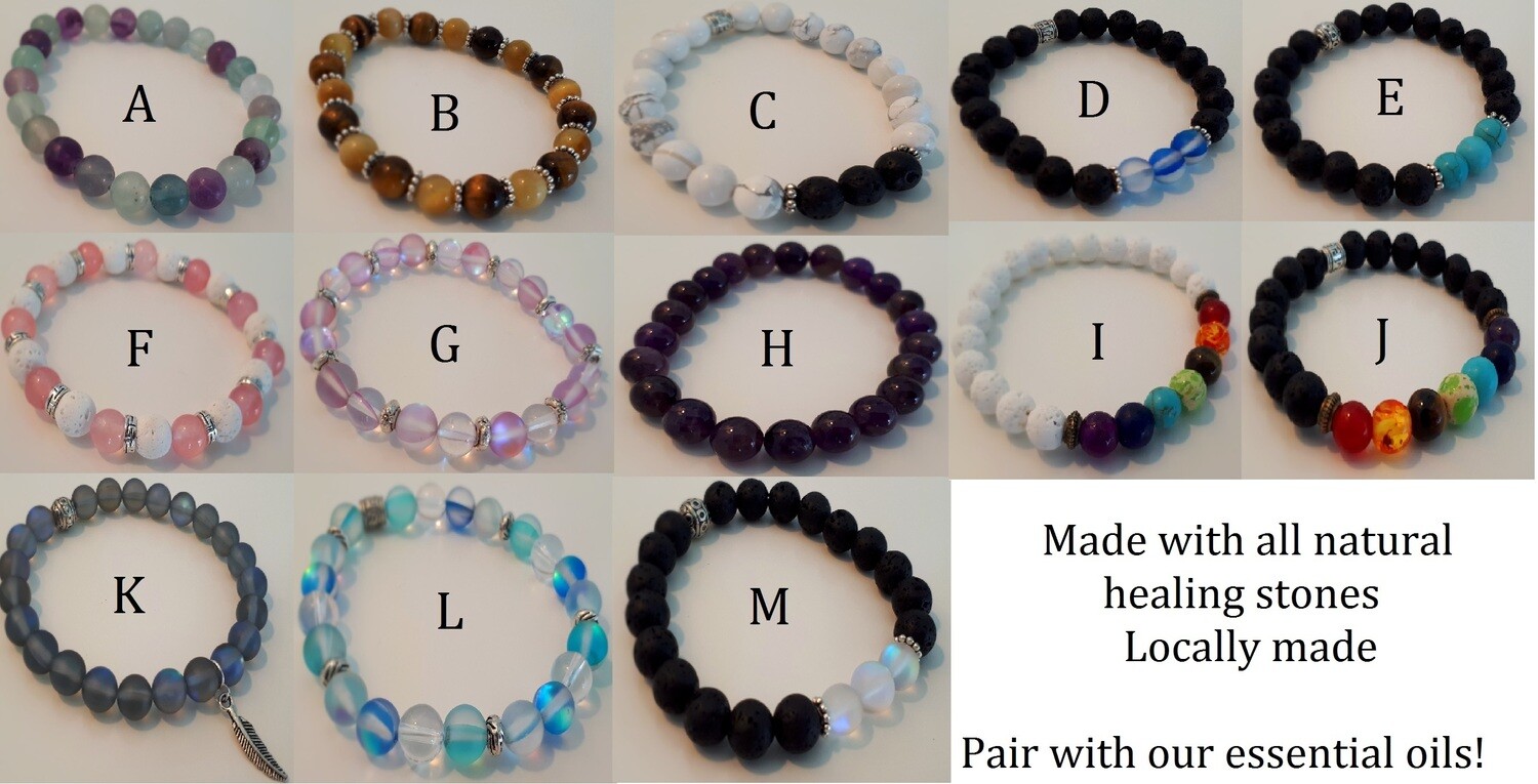Natural Stone Healing Bracelet Natural Stone Healing Bracelet