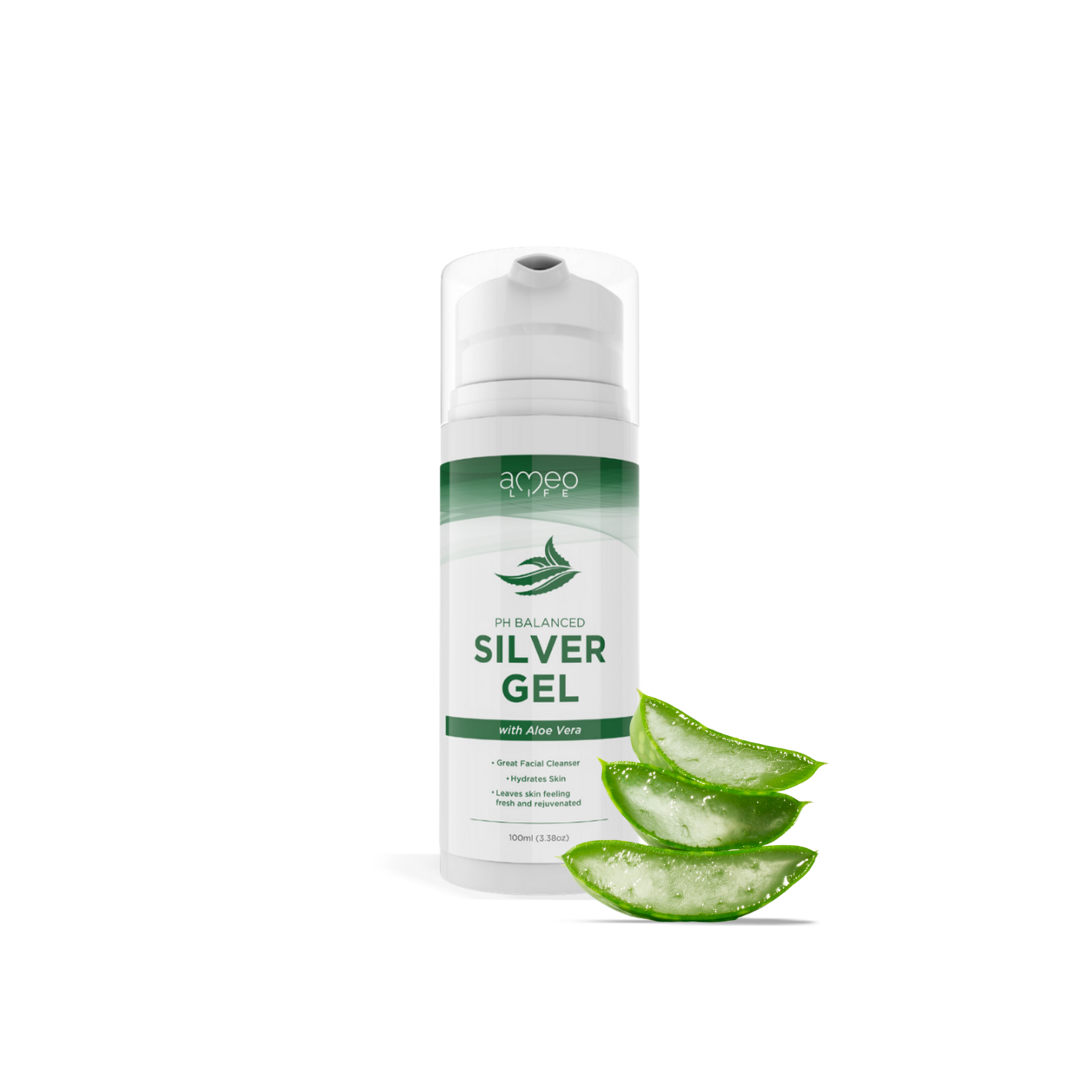 SILVER INFUSED GEL with Aloe Vera
