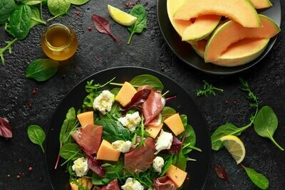 Parma Ham, Rock Melon & Cheese Salad