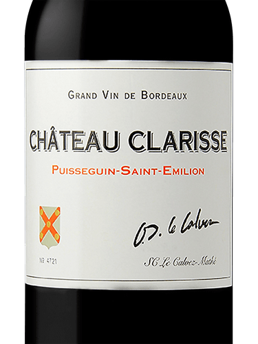 2017 Château Clarisse Puisseguin, St. Emilion,Bordeaux