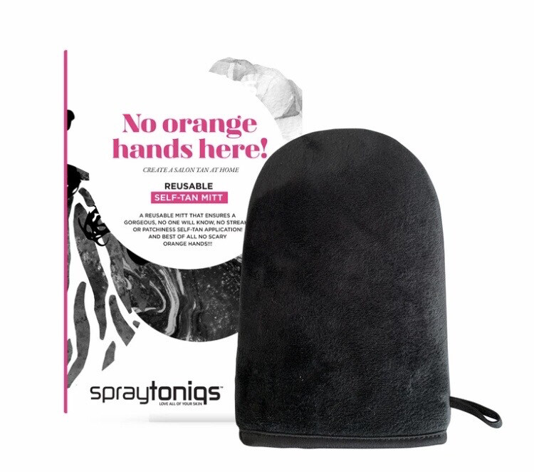 Spraytoniqs No Orange Hands Here Self Tan Mitt