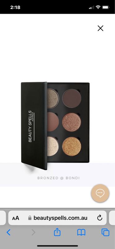 Beauty spells bronzed Bondi Eyeshadow Palette