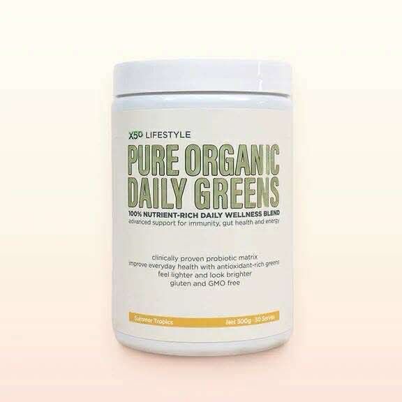 X50 Summer Tropics Pure Organic Daily Greens