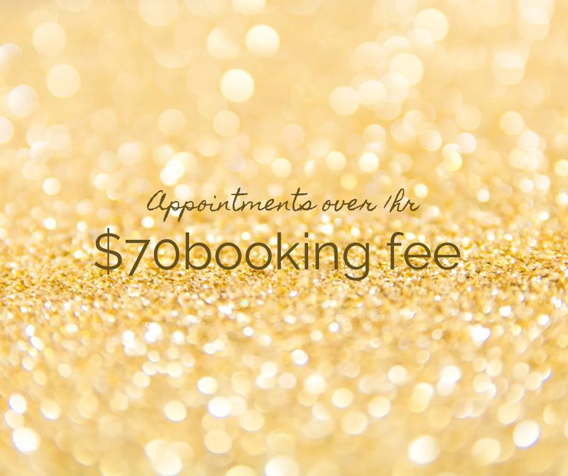 Booking Fee (over 1 Hour)