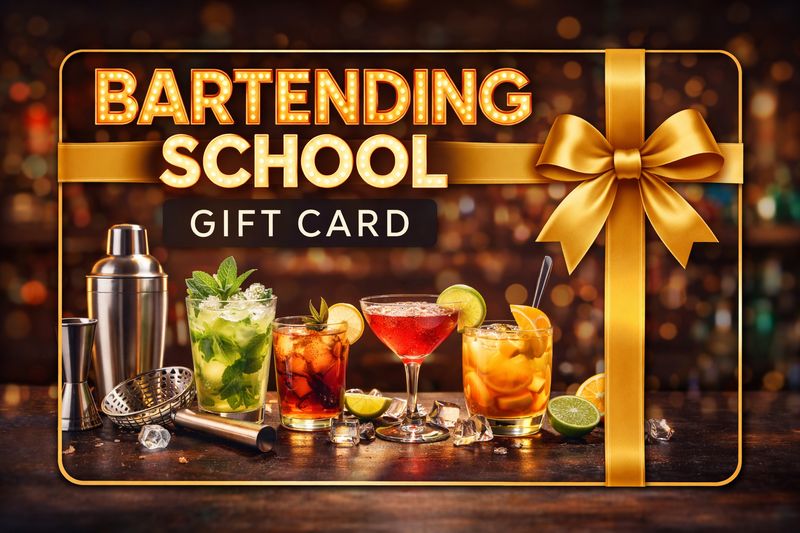Bartending School Gift Card