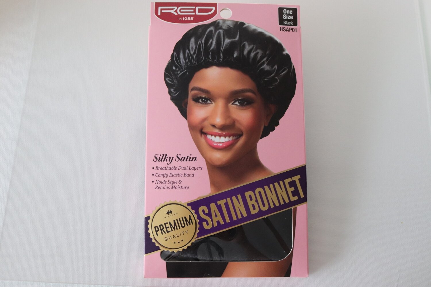 Satin Bonnet RED by KISS BLK