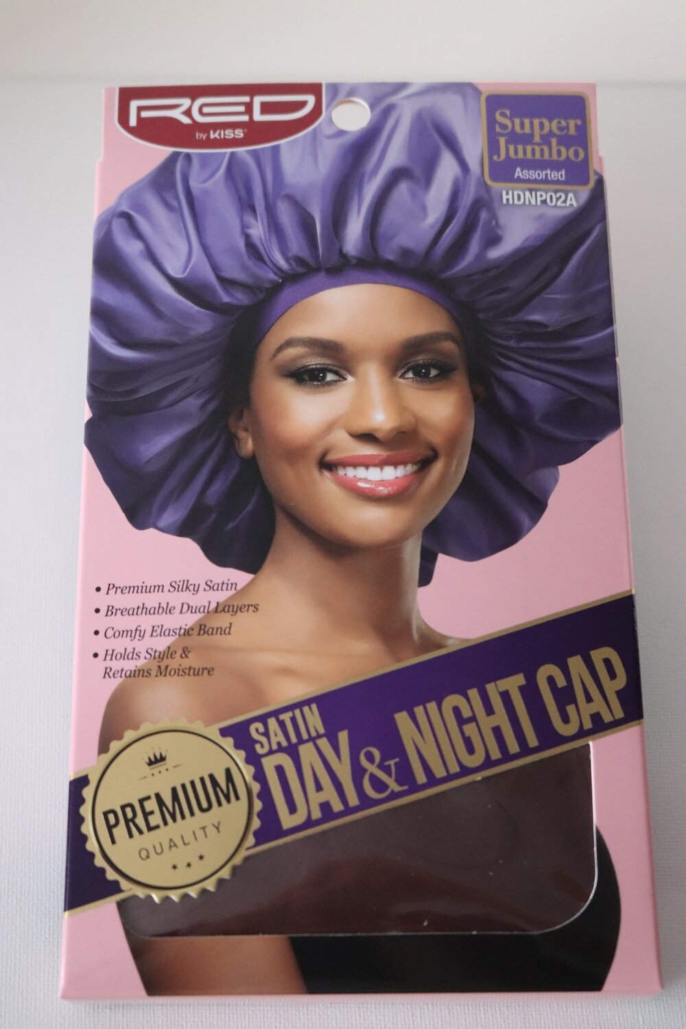 Satin Day &amp; Night Cap RED by KISS BLK