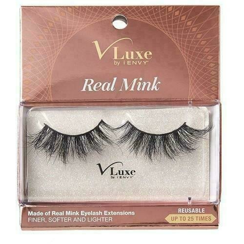 V Luxe Real Mink Misty Rose