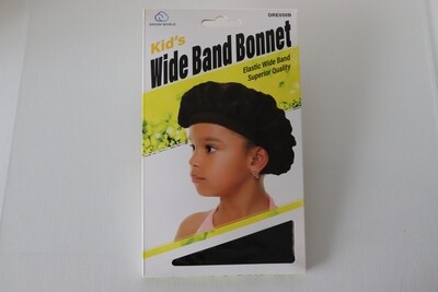Kid&#39;s Wide Band Bonnet Dream World BLK