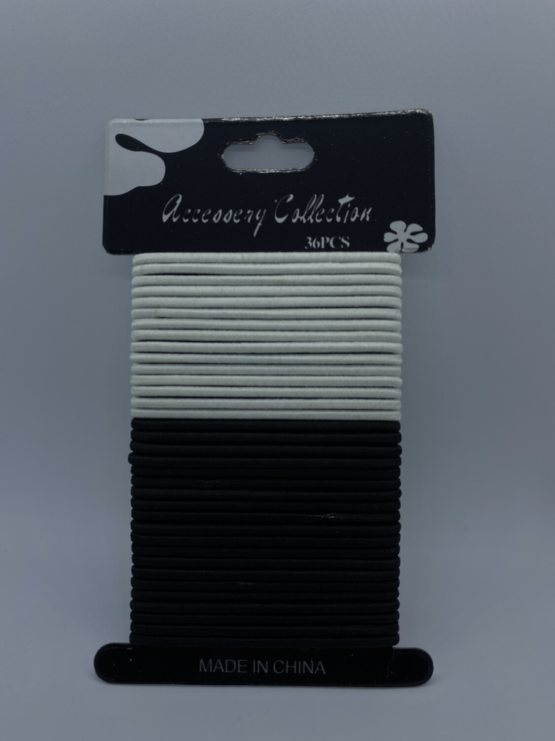 36 pcs bulk/wht  hair ties
