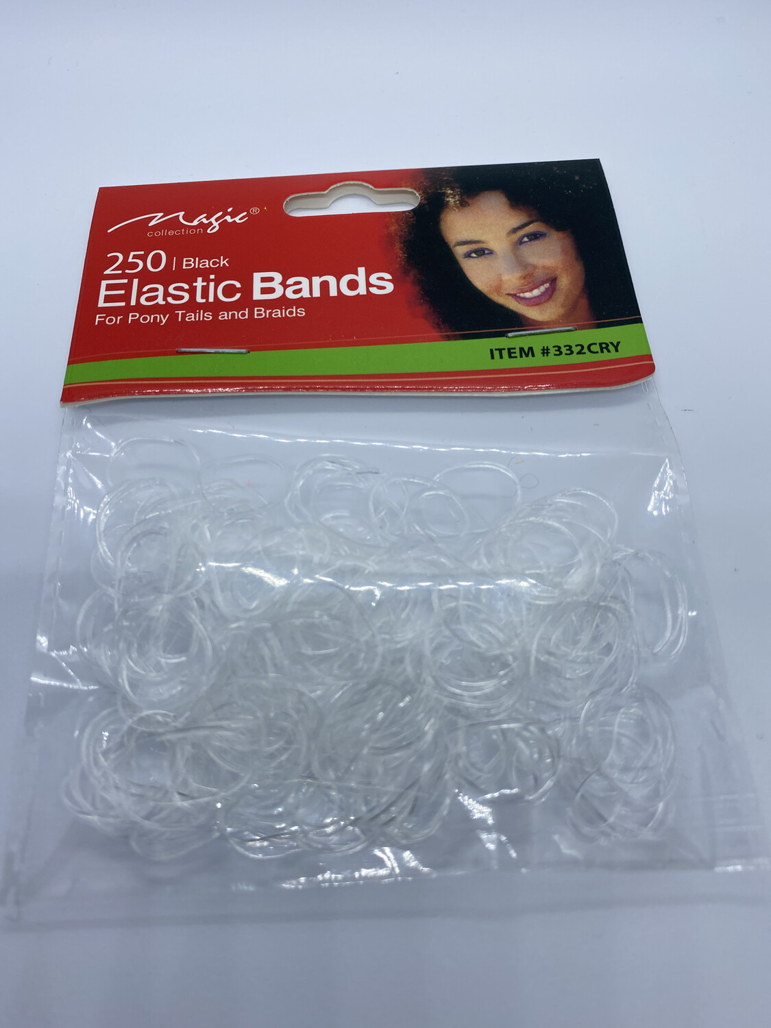 250 Clear Elastic Bands