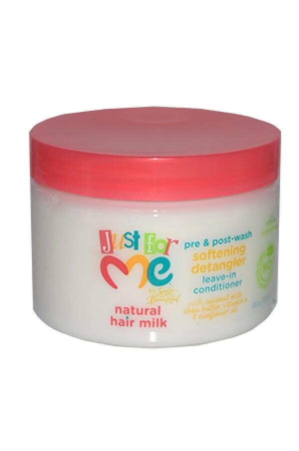 Just For Me Natural Hair Milk Pre &amp; Post Wash Softening Detangler Leave In Conditioner