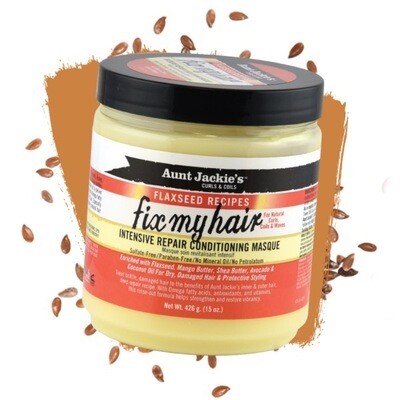 Aunt Jackie’s Flaxseed Recipes Fix My Hair Intensive Repairs Conditioning Masque