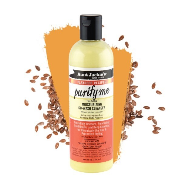 Aunt Jackie’s  Flaxseed Recipe Purify Me Moisturizing Co-Wash Cleanser