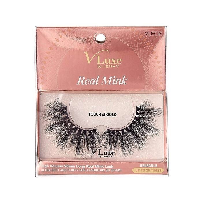 V Luxe Real Mink Touch Of Gold