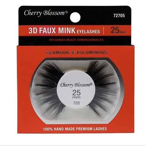 Cherry Blossom 3D Faux mink eyelashes 25mm #705