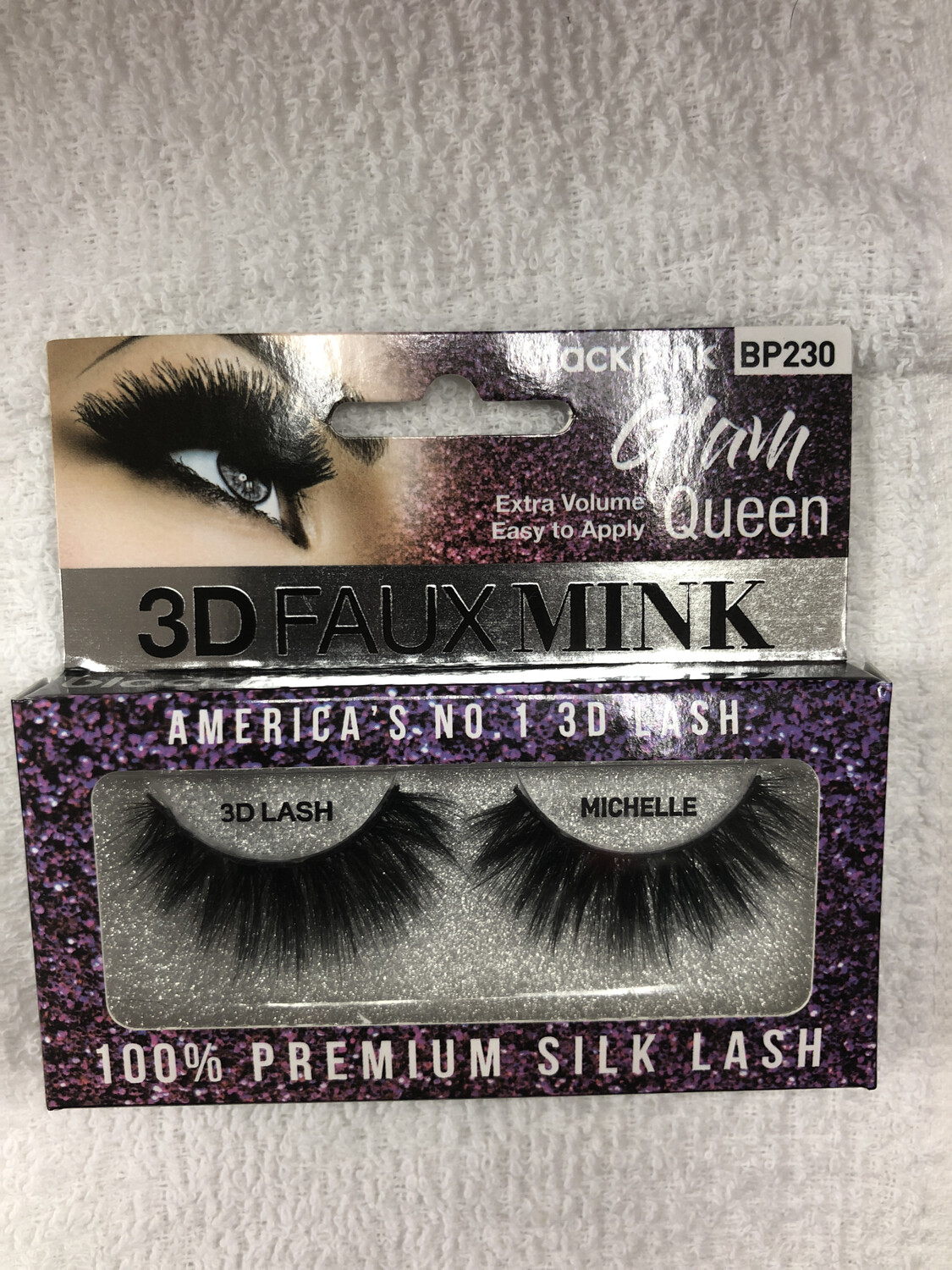 Black Pink 3D Faux Mink Glam Queen Michelle
