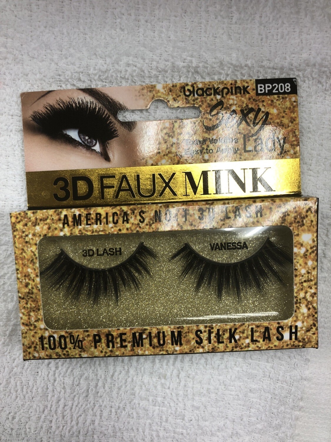 Black Pink 3D Faux Mink Sexy Lady Vanessa