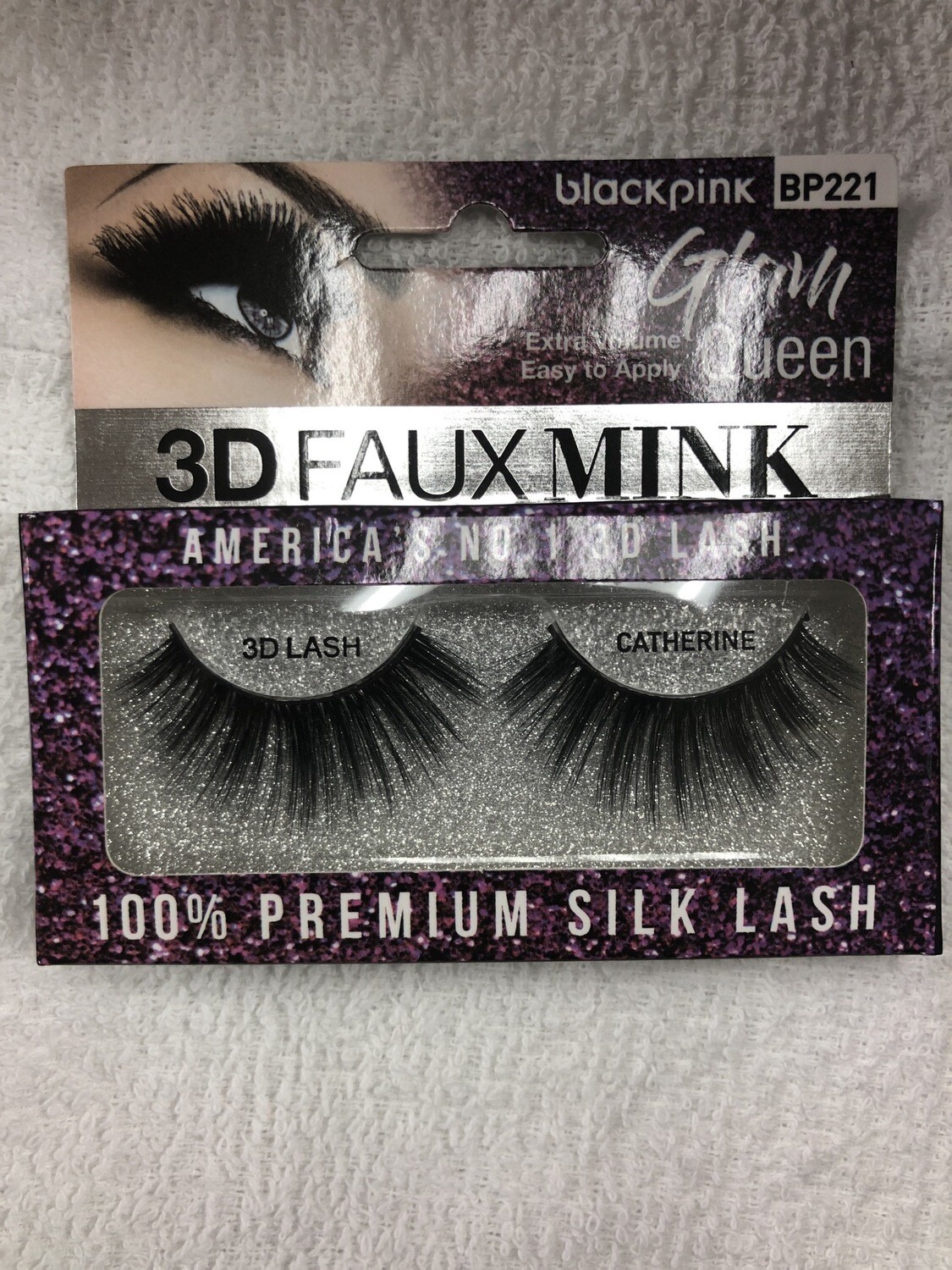 Black Pink 3D Faux Mink Glam Queen Catherine