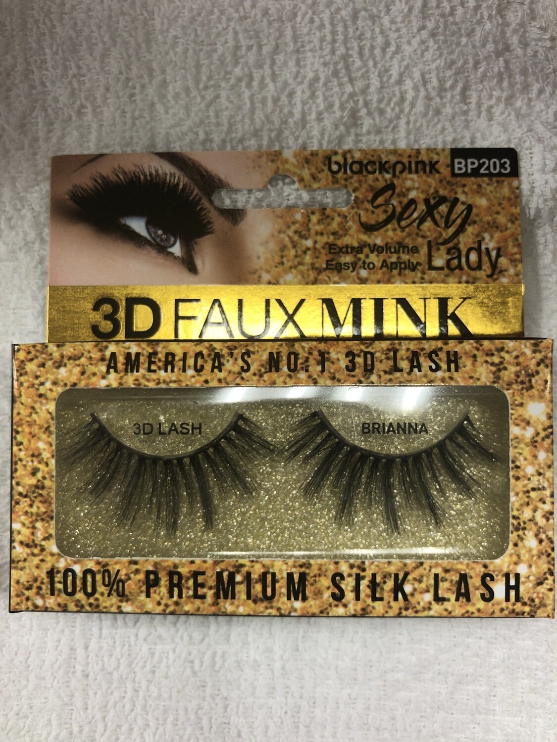 Black Pink 3D Faux Mink Sexy Lady Brianna