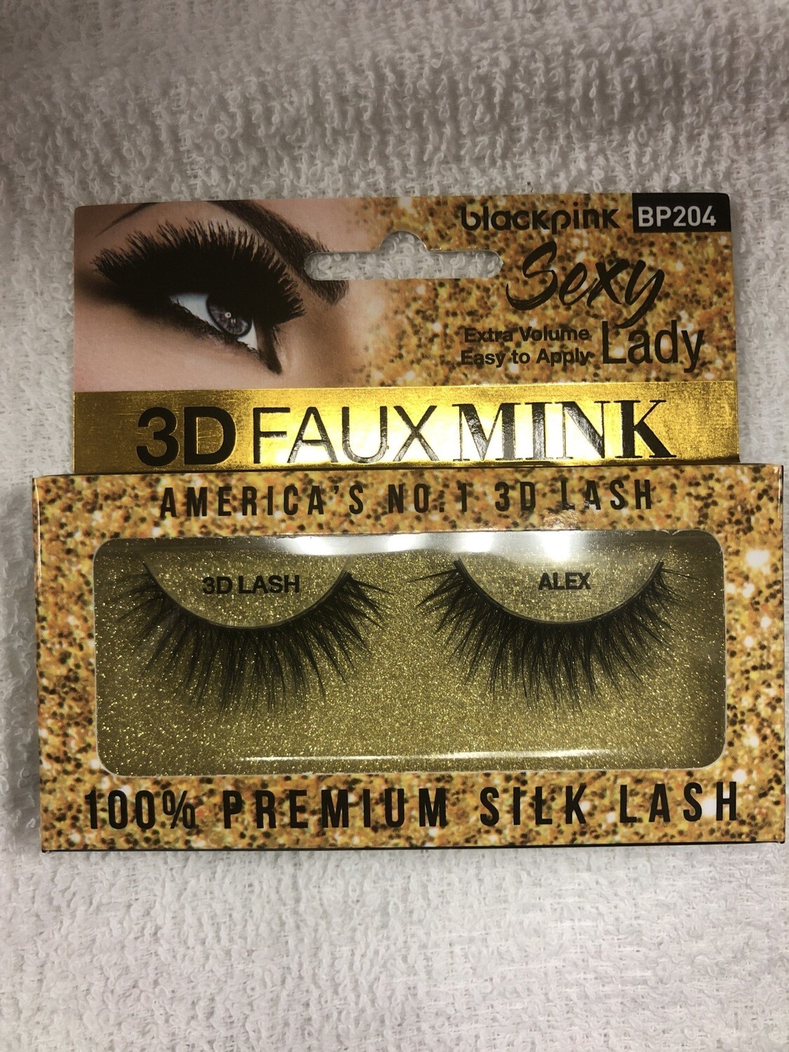 Black Pink 3D Faux Mink Sexy Lady Alex