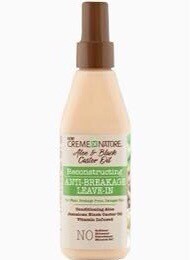 Creme Of Nature Aloe &amp; Black Castor Oil Leave-in 8oz
