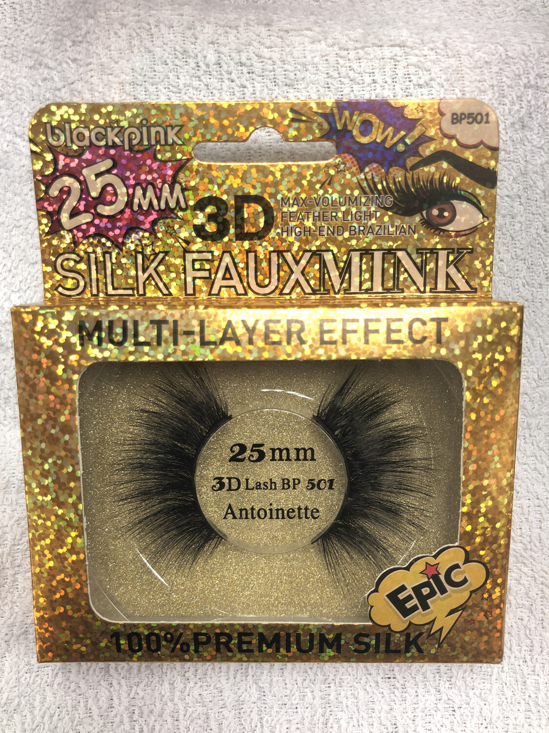 Blackpink 25mm 3D Silk Faux Mink Lashes BP501