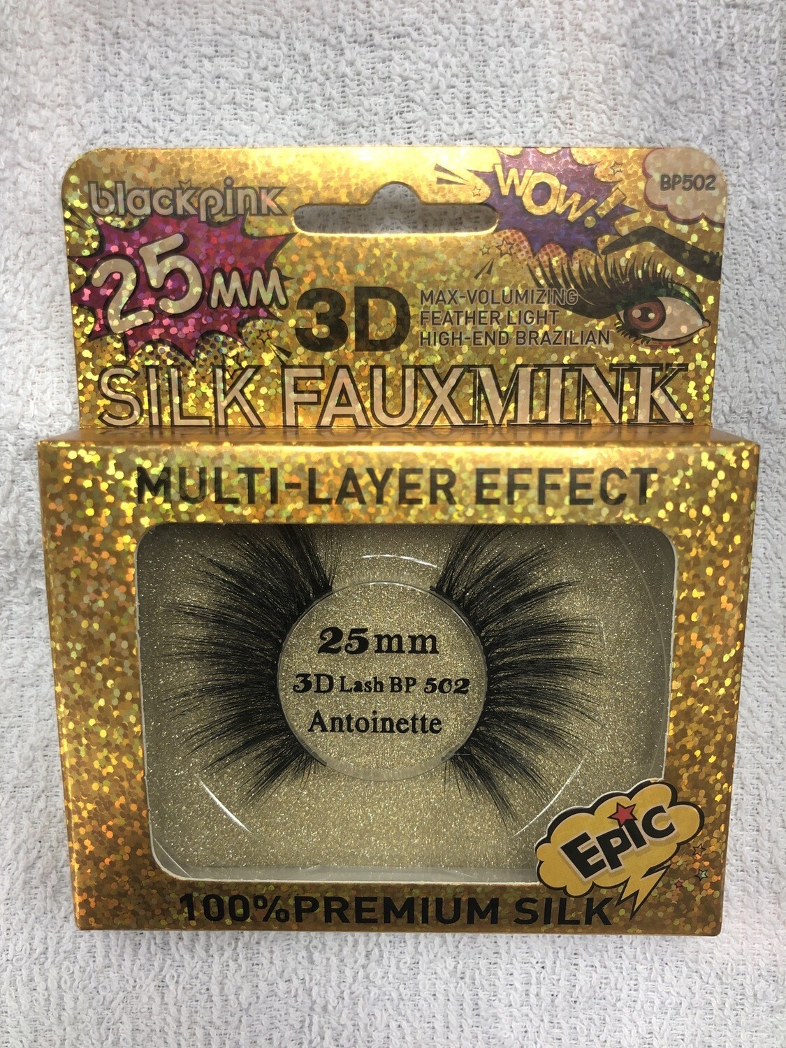 Blackpink 25mm 3D Silk Faux Mink Lashes BP502
