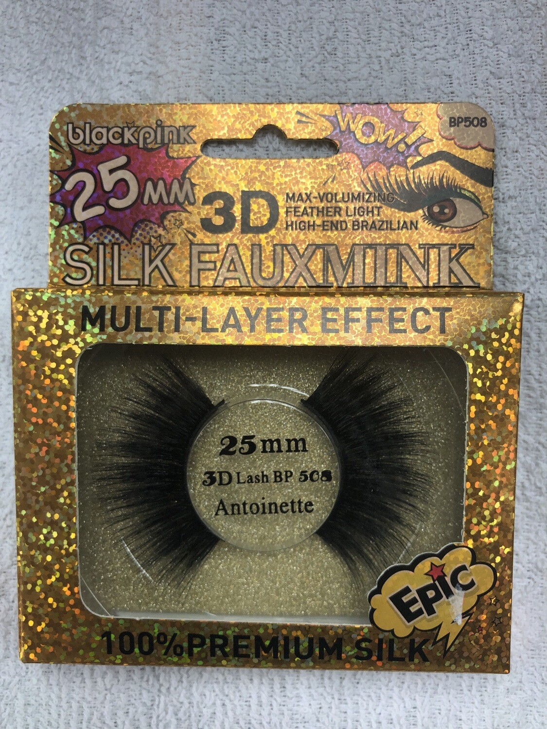 Blackpink 25mm 3D Silk Faux Mink Lashes BP508